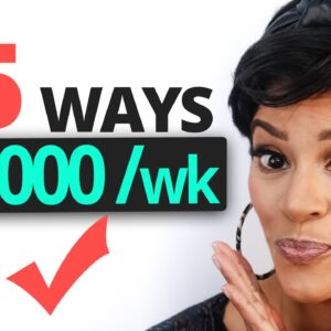 15 Ways to Make $1000/ Week w/ NO JOB Starting from ZERO - Marissa Romero