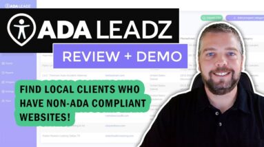 ADA Leadz Review & Demo: ADA Lead Generation & Audit With ADA Leadz
