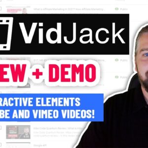 VidJack Review & Demo | Add CTA's To Videos With VidJack