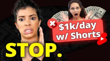 Everyone's talking S*&t about YouTube shorts (here's the TRUTH about monetizing shorts)