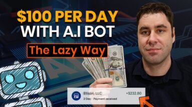 Lazy Way To Make Money Online With A.I For Beginners In 2024! ($100/Day)
