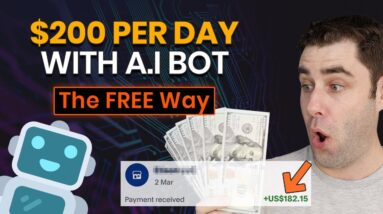 FREE Way To Make Money Online With A.I For Beginners In 2024! ($200/Day)