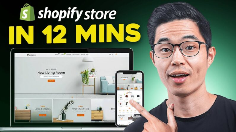 Shopify Tutorial 2024: How to Build an Online Store in 12 Minutes