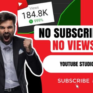 No Watch Hours No Subscribers TURN THIS OFF NOW! Youtube Studios